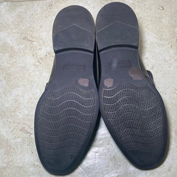 Perry Ellis Portfolio Mens Black Loafers Casual Preppy Career Wear *READ* - Picture 9 of 9